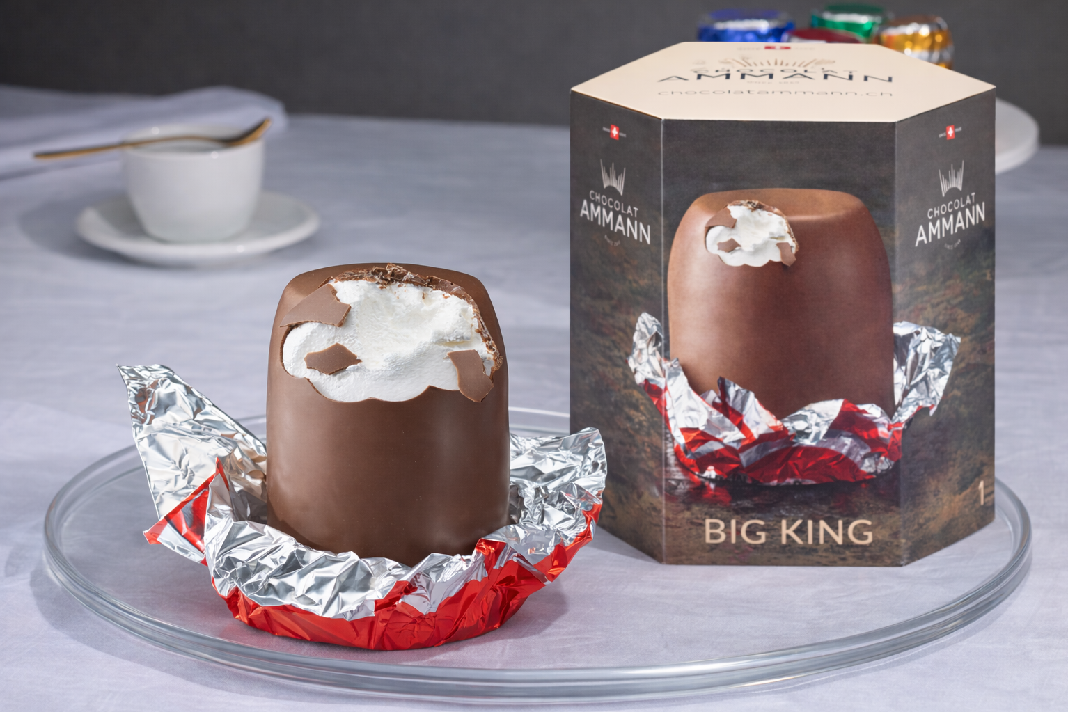 Big King Schokokuss mit Verpackung