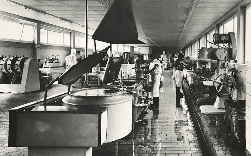 Chocolat Ammann Fabrik, Produktion 1959